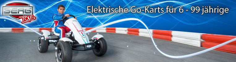 Berg Toys Elektro-Gokarts E-BF Hybrid, Gokarts mit Tretunterst&uuml;tzung durch Elektromotor und Lithium-Akku