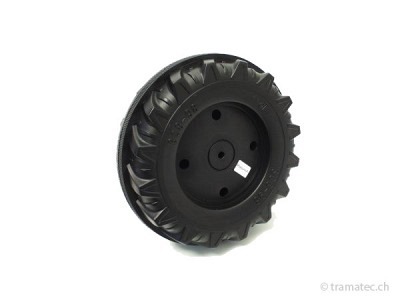 Rolly Toys Ersatzteil Vorderrad mit Laufreifen 308 x 98 x 10L