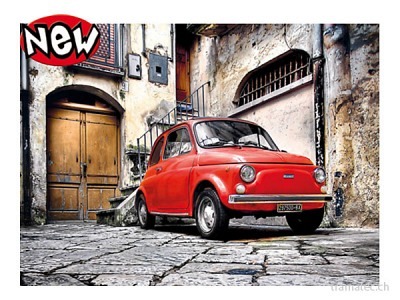 Clementoni Puzzle Fiat 500, 500 teilig