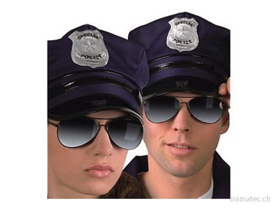 Fasnacht Brille Police