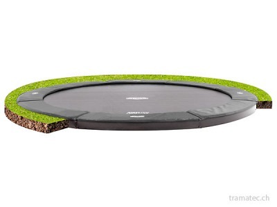 BERG Trampolin FlatGround Champion Grey 330