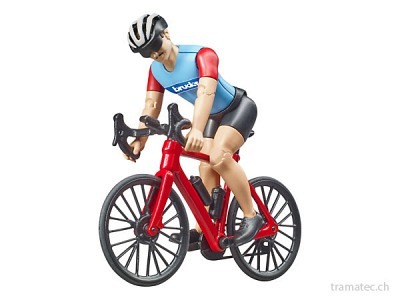 Bruder Rennrad mit Radfahrer