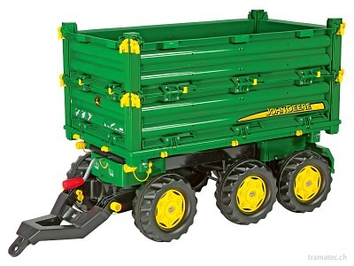 Rolly Toys Multi Trailer John Deere Dreiseitenkipper - 12 504 3