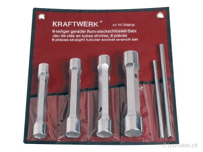 KRAFTWERK 6-t. Rohrstecksch.satz 21-32 mm+Stifte