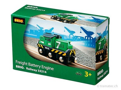BRIO Batterie Frachtlok