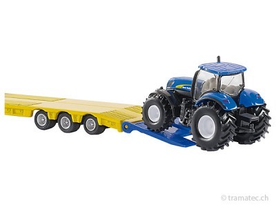 SIKU 1805 LKW mit New Holland Traktoren