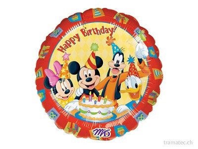 Mickey Mouse Folienballon rund Mickey 45cm