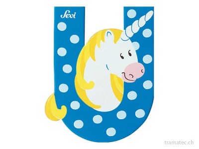Sevi Buchstabe U Unicorne 10cm ass.