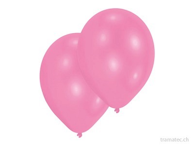 Amscan/Riethmüller 10 Ballone 27.5cm rosa