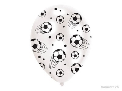 Amscan/Riethmüller 6 Ballone 27.5cm Fussball