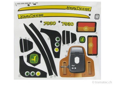 Rolly Toys Ersatzteil Aufkleber für John Deere 7930