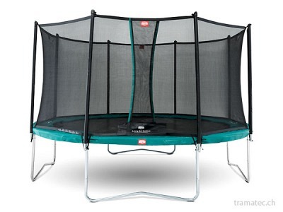 BERG Trampolin Favorit Green 270 + Sicherheitsnetz Comfort