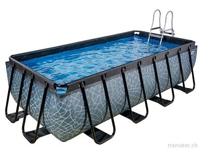 EXIT Schwimmbad 400 x 200 x 100 cm (Stein)