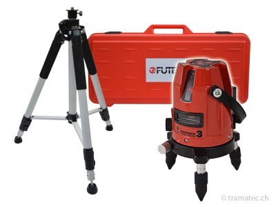FUTECH Kreuzlinienlaser MC3 SV Rot Case Set