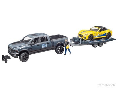 Bruder RAM 2500 Power Wagon und Roadster Bruder Racing Team