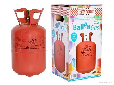 Einweg-Heliumflasche 12,1 Liter