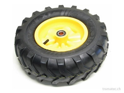 BERG Gokart Ersatzteil Rad gelb 400/140-8 Farm vorne links