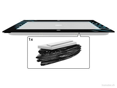 BERG Trampolin Ersatzteil Schutzrand Ultim Elite FlatGround 500, schwarz