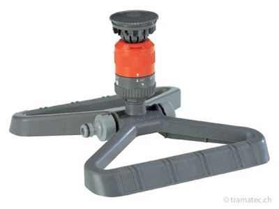 GARDENA Comfort Kreisregner Vario auf Kunststoffschlitten