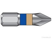 KRAFTWERK 1/4" Duo-Code-Bit Phillips Nr. 3, 6 Stk.