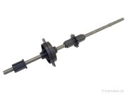 Rolly Toys Ersatzteil Hinterachse X-trac 4-Kantmitnehmer - 475mm - 12 Zähne - Ø12mm