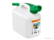 STIHL Benzinkanister 10 Liter, transparent
